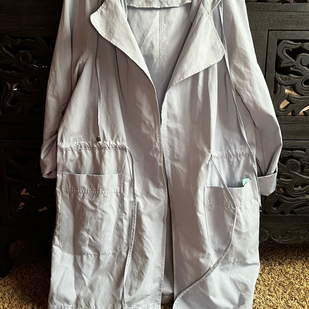 Light Blue Utility Jacket - Picture 3 of 3